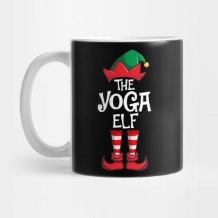 Yoga Elf Matching Family Christmas Mug